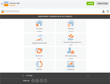 Tablet Screenshot of domaza.be