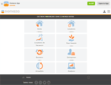 Tablet Screenshot of domaza.fr